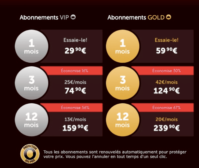 Abonnement à JALF